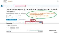 اهداف توسعه پایدار (SDG) اکنون در نمایه سازمانی Scopus موجود است